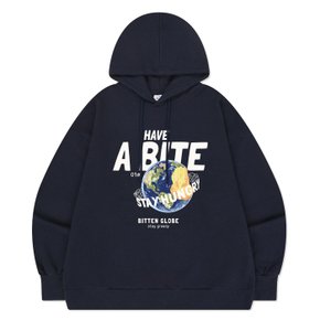 a bite 오버핏 남여공용 주머니없는 후드티 5컬러