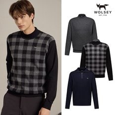 [최신상][Wolsey] 울시 24FW 남성 울블렌디드 니트 3종