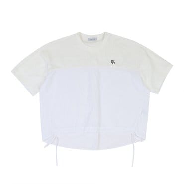 코데즈컴바인 심볼자수 우븐배색 반팔티셔츠 (CJB-TS525W5)