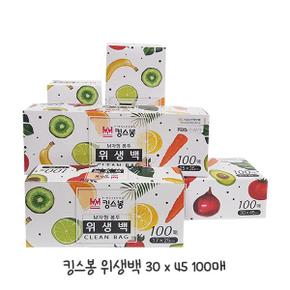 다용도 킹스봉 위생백 30cmX45cm 100매 X ( 3세트 )