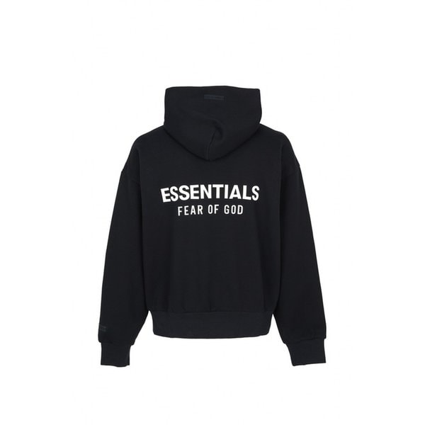 피어오브갓 에센셜 남성 기모 후드티 192AS252061F VINTAGE BLACK