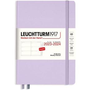 독일 불렛저널 로이텀 2024 다이어리 LEUCHTTURM1917 367596 Weekly Planner Medium A5 18 Month