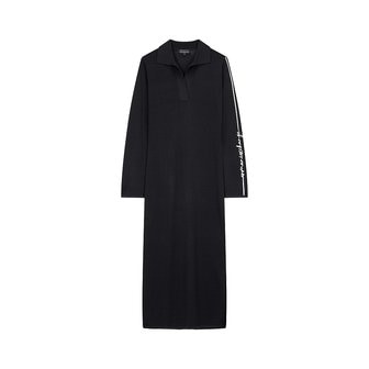 ARMANI EXCHANGE AX 여성 라인 로고 브이넥 니트 드레스(A423321500)