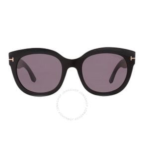 5233572 Tom Ford Tamara Smoke Oval Ladies Sunglasses