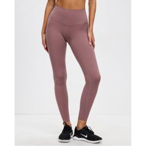 4174372 Nike Zenvy Gentle-Support High-Waisted 7/8 Leggings - Smokey Mauve  Black