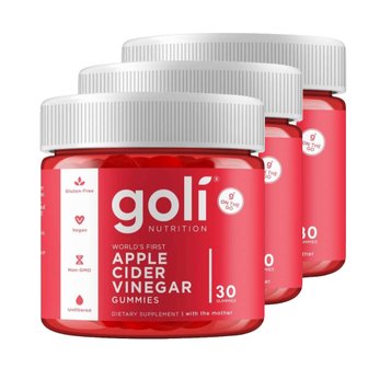  골리 사과 사이다 식초 구미 비타민 Goli Apple Cider Vinegar 30구미 3개