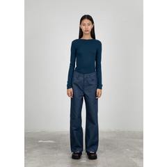 【AMOMENTO】24fw COLORED STRAIGHT FIT DENIM Amomento Colored Straight Fit Denim Pants - Brown | Garmentory