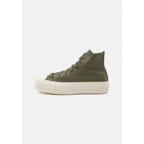 3834446 Converse CHUCK TAYLOR ALL STAR LIFT - High-top trainers utility/silver