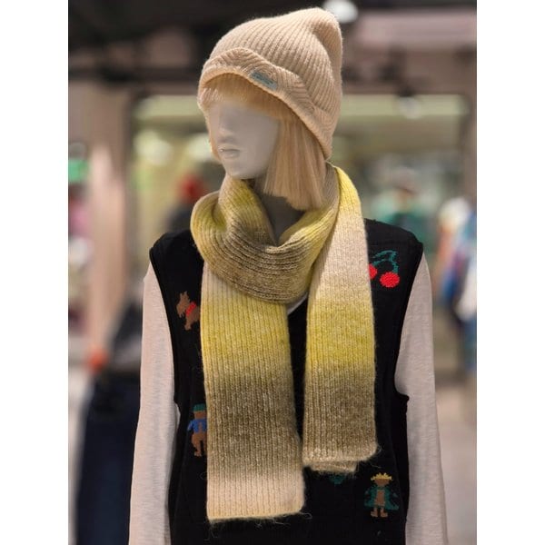 [파주점] 그라데이션 니트 머플러 BCMFA4561-YE