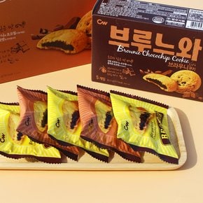 CW 청우 브루느와 브라우니 쿠키 165g x 2개 / 초코칩