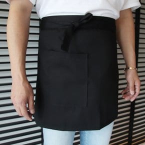 미니 바리스타 앞치마 에이프런 블랙