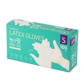 라텍스장갑 (S) 100매