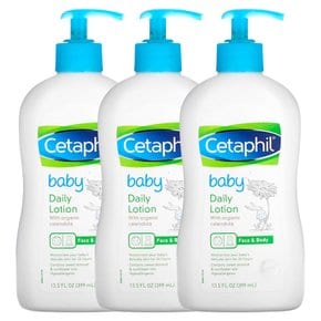 Cetaphil 세타필 베이비 데일리 로션 399ml 3팩