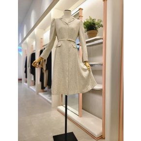 [여주점] 여성 오픈카라 벨티드 원피스( ITNAYOP160)