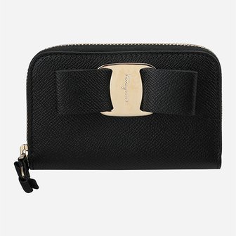 페라가모 [시흥점] 6S 22D288 725290 바라 보우 카드 지갑 블랙