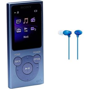 영국 소니 라디오 Sony NWE394L.CEW 8 GB Walkman MP3 Player with FM Radio Blue Original InEa