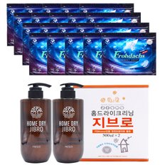 300매 시트 세탁세제 프로닥스 + 홈 드라이 크리닝 지브로 500ml 2개