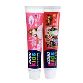 애경 2080 키즈 알파 어린이치약 베리믹스 75g 5개-W669AF6