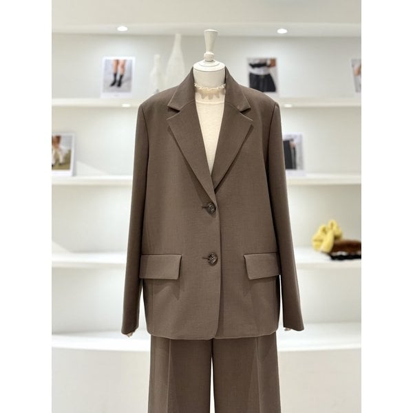 [여주점] 여성 베이직 싱글 투버튼 자켓 (L254MSF044)