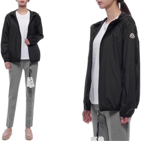 [부산점] 25SS 여성 FEGEO 후드 바람막이 재킷 (FEGEO 1A00157 54AQE 999 25S)