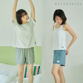 라이킷 노브라티셔츠+반바지 여성 홈웨어세트  여름실내복 6종 택1_P422523730