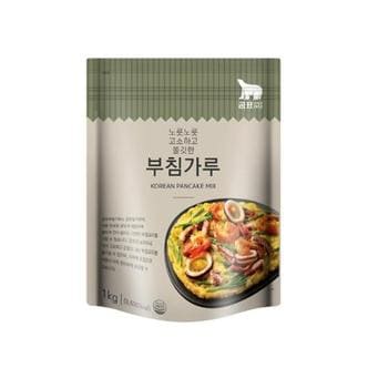 제이큐 가공식품 부침가루 찬여울 1kg 곰표 X ( 3매입 )