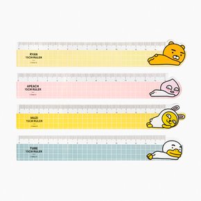 15cm 자 / 플라스틱 방안자 학용품