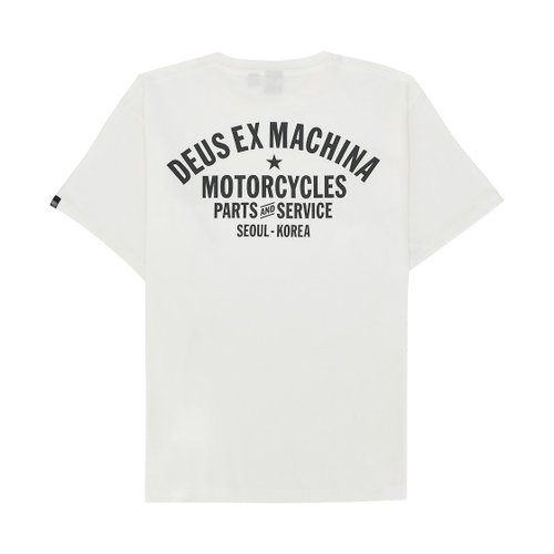Deus Ex Machina Seoul Original Address T-Shirt Whi