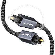 iVANKY  1.8m] Toslink SPDIF OPTICAL  TV  TV  PS4  DAC 광 디지털 케이블 [일본산 광섬유 사용