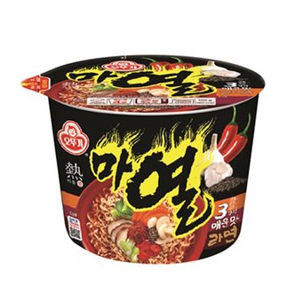  오뚜기 마열라면 큰컵라면 105g 12개