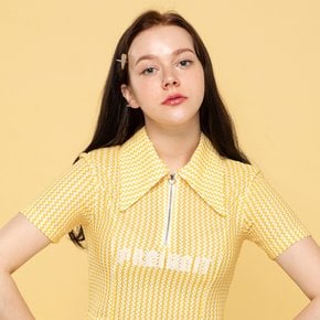 세러데이 하늘 [프라이하잇]  TRIKOT TWO-PIECE TOP (YELLOW)