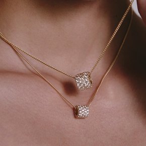18k 솔라 펜던트 L(다이아몬드)