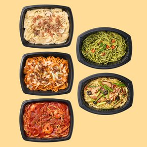 간편 파스타 5종 골라담기 바질페스토 알리올리오 베이컨 크림 투움바 라구 토마토 해장파스타