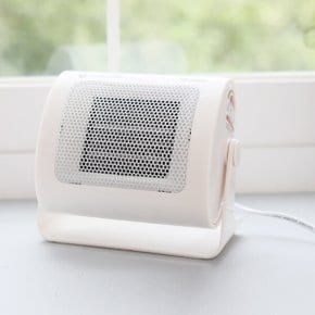 PTC 미니 온풍기 팬 히터 겨울 소형 난방기 TP-500V