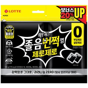 롯데 졸음번쩍껌 제로제로 트윈리필 105g