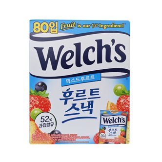 농심 웰치스 후르트 스낵 2kg (80입)