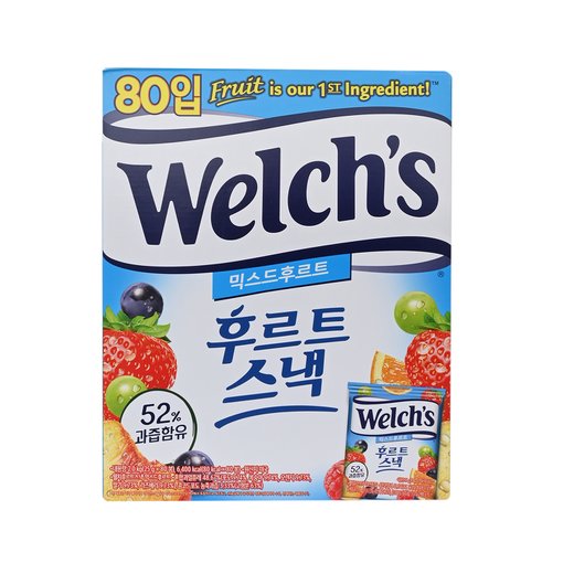 웰치스 후르트 스낵 2kg (80입)