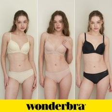 [Wonderbra] 퓨징 볼륨 노와이어 브라팬티 6종세트 택 1