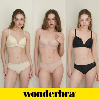 WONDERBRA 퓨징 볼륨 노와이어 브라팬티 6종세트 택 1