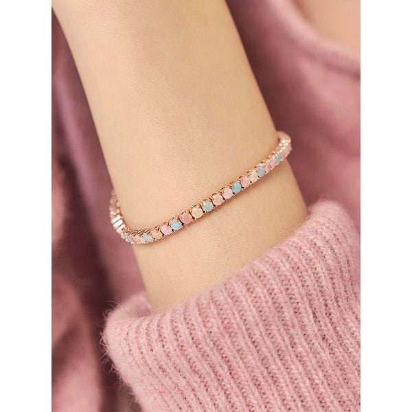 레인보우 포인트 팔찌 C24BB085