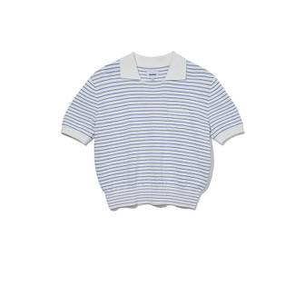 마크엠 (W) STRIPE COLLAR KNIT MIUCC80530