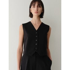 corn vest_black