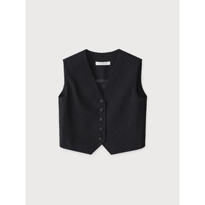 corn vest_black