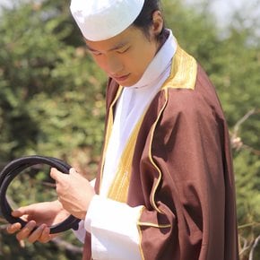 아랍 남성 의상 고급형 가운 (브라운)