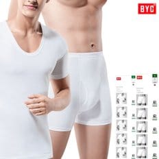 BYC반팔런닝5종과사각팬티5종=10종BYC1903C2213