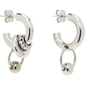 저스틴 클렌퀏 이사 이어링 ISA EARRINGS PALLADIUM