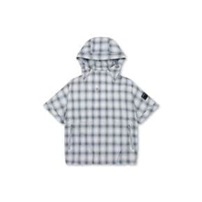 (W) Check Pattern Short Sleeve Anorak G5UAW25741GYX