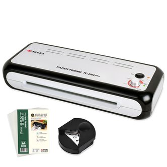 페이퍼프랜드 [현대오피스] A4 코팅기 PL-2304 PLUS+A4코팅지 50매+코너라운더증정