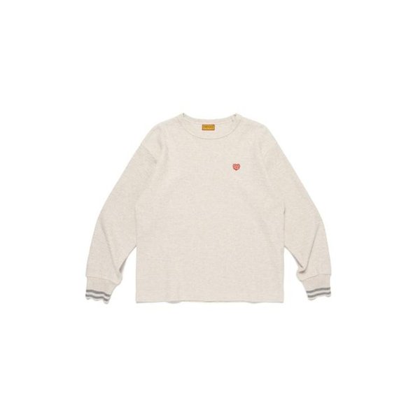 25FW 휴먼메이드 긴팔 티셔츠 HM30CS018WHITE DOM