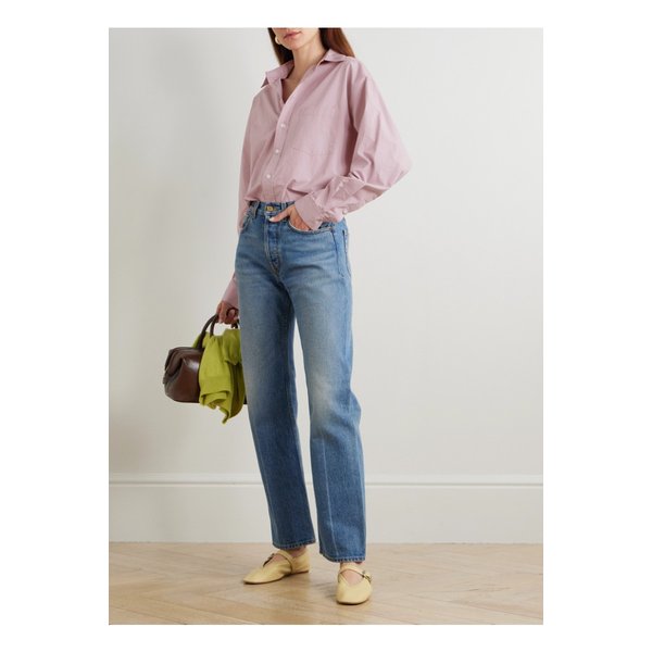 비사이드 놀란 코튼 포플린 셔츠 라일락 46376663162913865